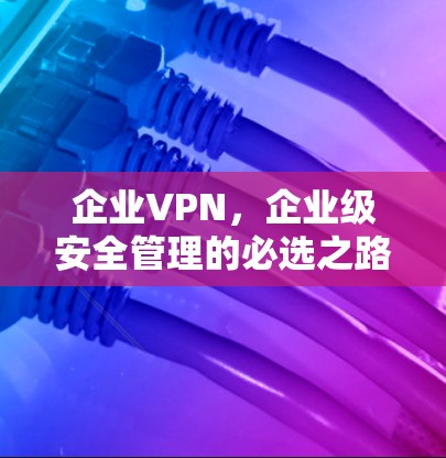 企业VPN,企业级安全管理的必选之路 企业VPN,企业级安全管理的必选之路