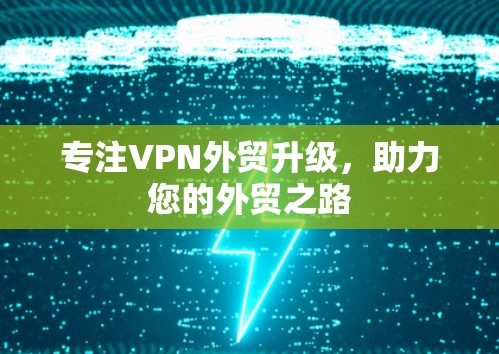 专注VPN外贸升级,助力您的外贸之路