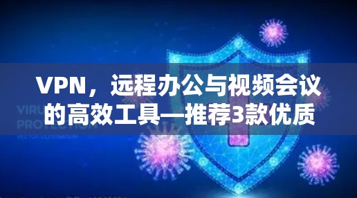 VPN,远程办公与视频会议的高效工具—推荐3款优质VPN软件 VPN,远程办公与视频会议的高效工具—推荐3款优质VPN软件