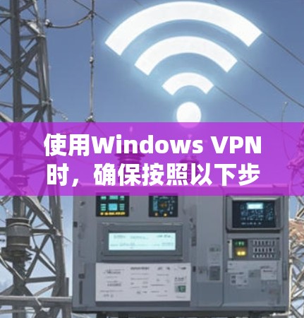 使用Windows VPN时，确保按照以下步骤进行操作，以确保安全和有效性