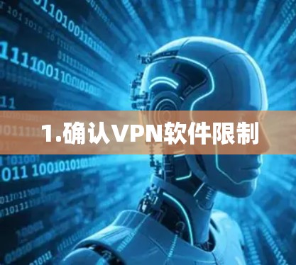 1.确认VPN软件限制 1.确认VPN软件限制
