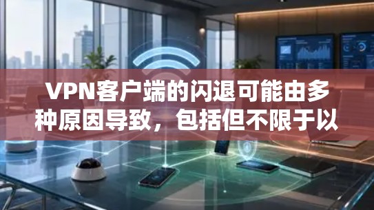 VPN客户端的闪退可能由多种原因导致，包括但不限于以下几种情况