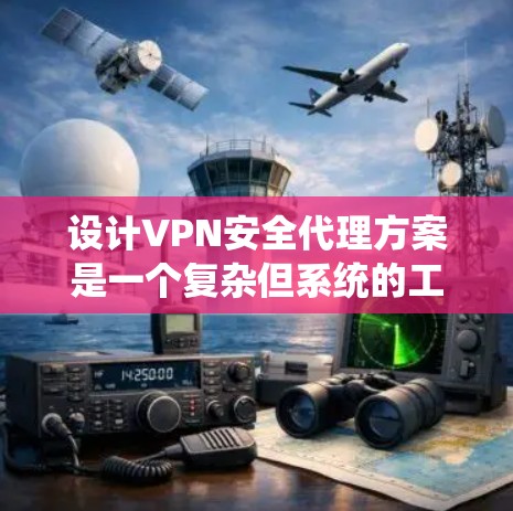 设计VPN安全代理方案是一个复杂但系统的工程,需要从多个方面进行仔细规划和实施。以下是详细的步骤指南 设计VPN安全代理方案是一个复杂但系统的工程,需要从多个方面进行仔细规划和实施。以下是详细的步骤指南